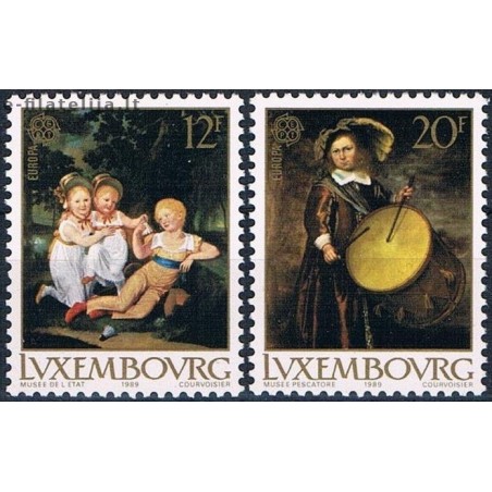 10x Luxembourg 1989. Europa CEPT wholesale