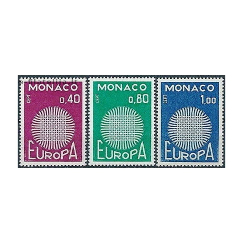 10x Monaco 1970. Europa CEPT wholesale