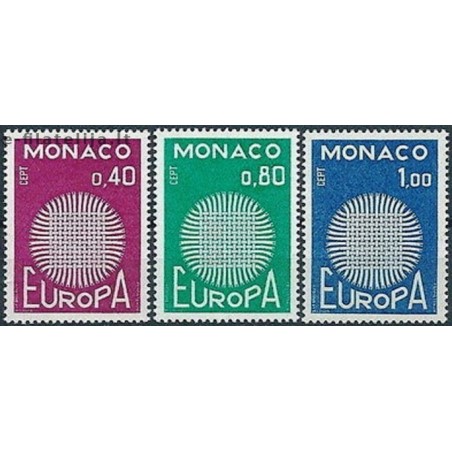 10x Monaco 1970. Europa CEPT wholesale