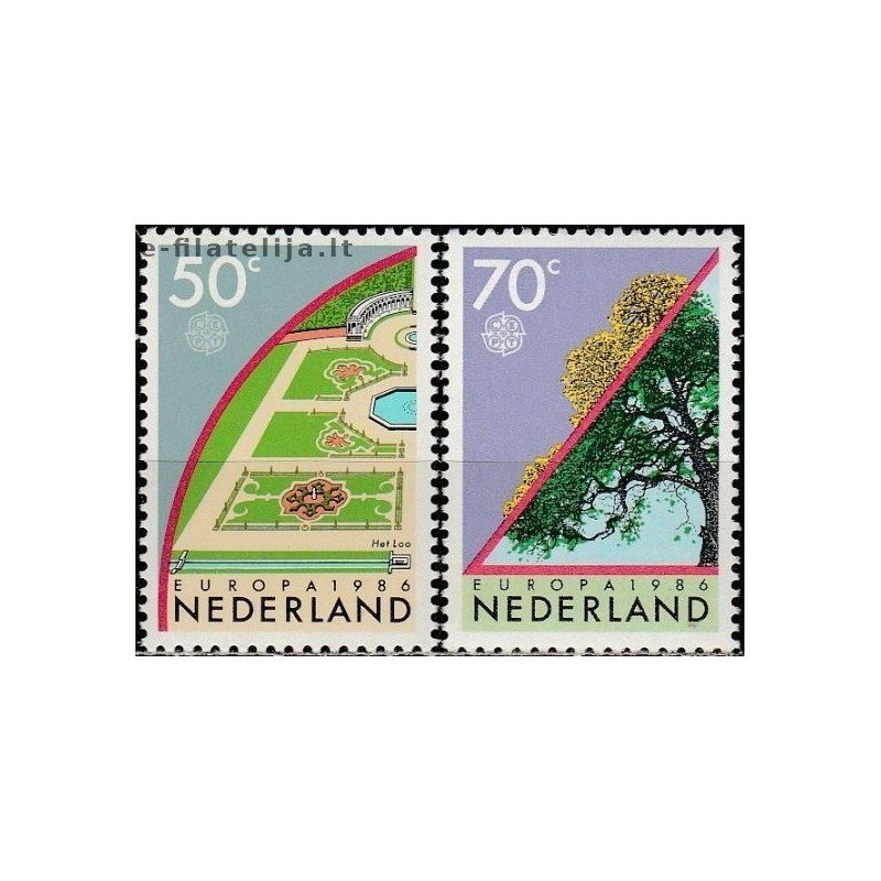 10x Netherlands 1986. Europa CEPT wholesale