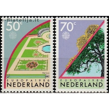 10x Netherlands 1986. Europa CEPT wholesale