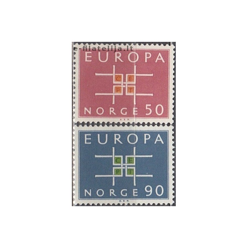 10x Norvegija 1963. Europa CEPT išpardavimas