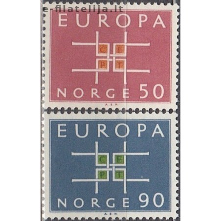 10x Norvegija 1963. Europa CEPT išpardavimas