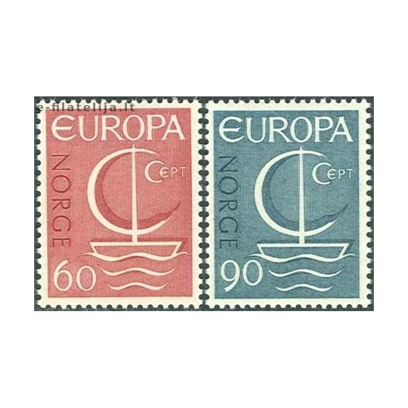 10x Norvegija 1966. Europa CEPT išpardavimas