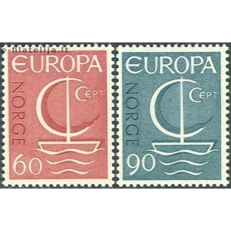 10x Norvegija 1966. Europa CEPT išpardavimas