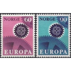 10x Norvegija 1967. Europa...