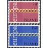 Iceland 1971. CEPT: Stylised Chain of Letters O