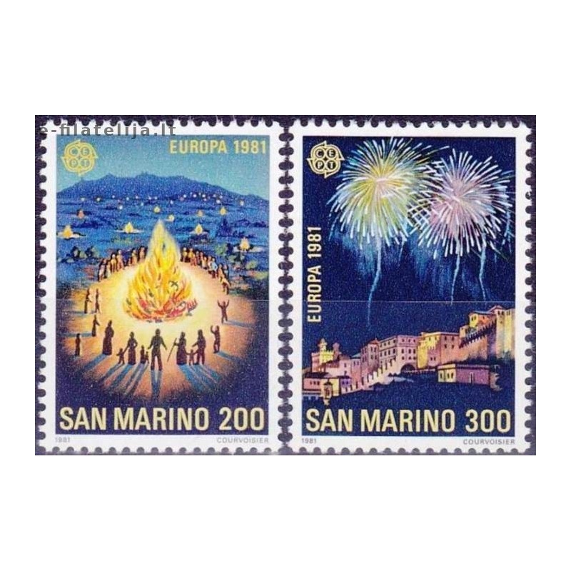 10x San Marino 1981. Europa CEPT wholesale