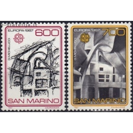 5x San Marinas 1987. Europa CEPT išpardavimas