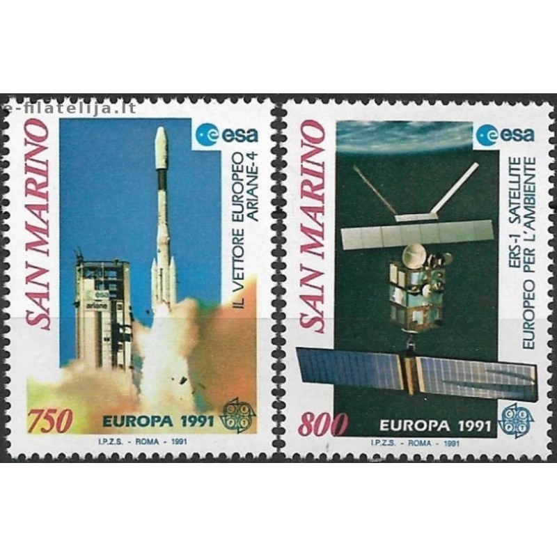 5x San Marinas 1991. Europa CEPT išpardavimas