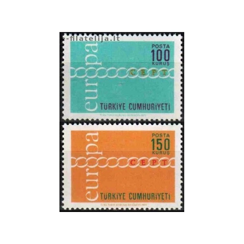 10x Turkey 1971. Europa CEPT wholesale