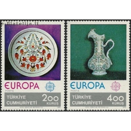 5x Turkija 1976. Europa CEPT išpardavimas