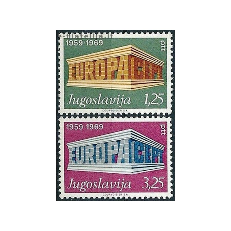 10x Jugoslavija 1969. Europa CEPT išpardavimas