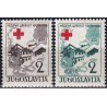 Jugoslavija 1956. Raudonasis Kryžius (labdaros serijos)