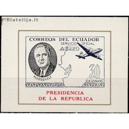 5x Ekvadoras 1949. Išparduodami ženklai