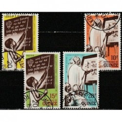 10x Guinea 1962. Wholesale lot (Science)
