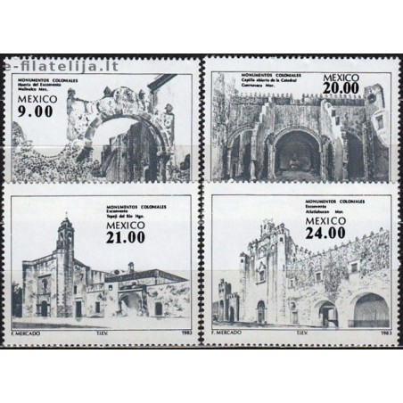 5x Mexico 1983. Wholesale lot (Architecture)