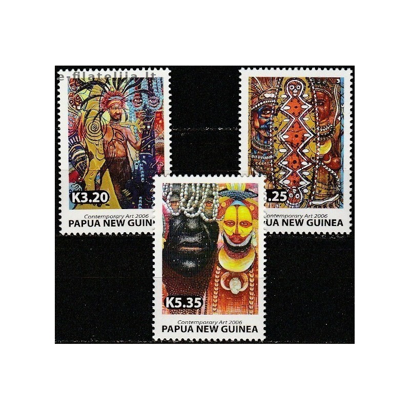 5x Papua New Guinea 2006. Wholesale lot (Fine arts)