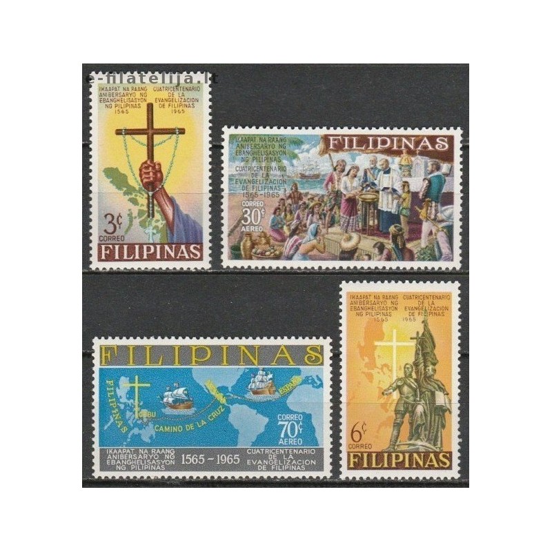 5x Philippines 1965. Wholesale lot (Religion)