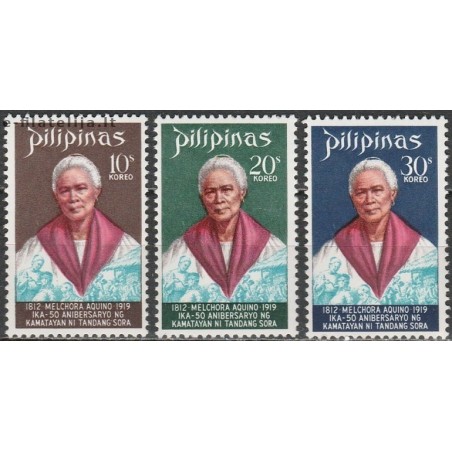 10x Philippines 1969. Wholesale lot (Tandang Sora)