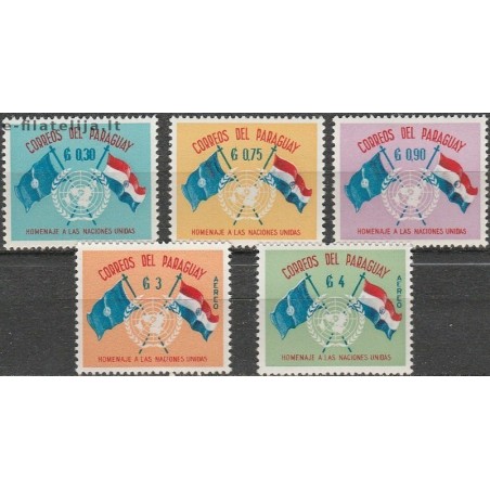 10x Paraguay 1960. Wholesale lot (United Nations)