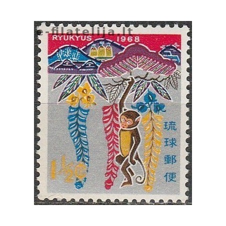 10x Ryukyu Islands 1967. Wholesale lot (Astrology)