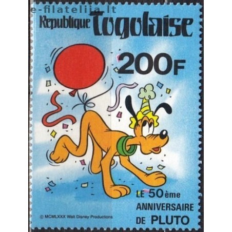 5x Togo 1980. Wholesale lot (Disney)