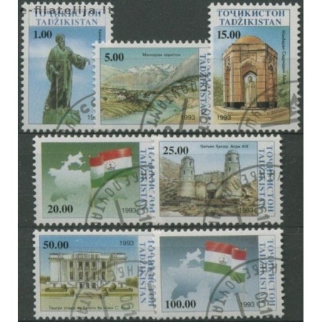 5x Tadžikija 1993. Išparduodami ženklai