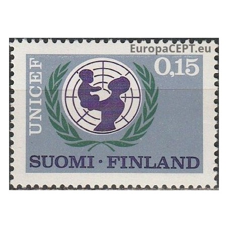 Suomija 1966. UNICEF Vaikų fondas