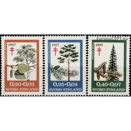 Suomija 1967. Miško medžiai (parama kovai su tuberkulioze)