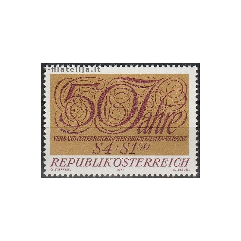 10x Austrija 1971. Filatelistų sąjunga (išpardavimas)