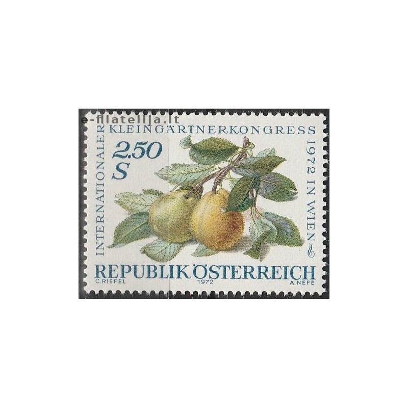 10x Austria 1972. Fruits (wholesale)