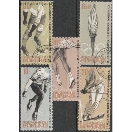 10x Burundi 1964. Winter Olympic Games Innsbruck (wholesale)