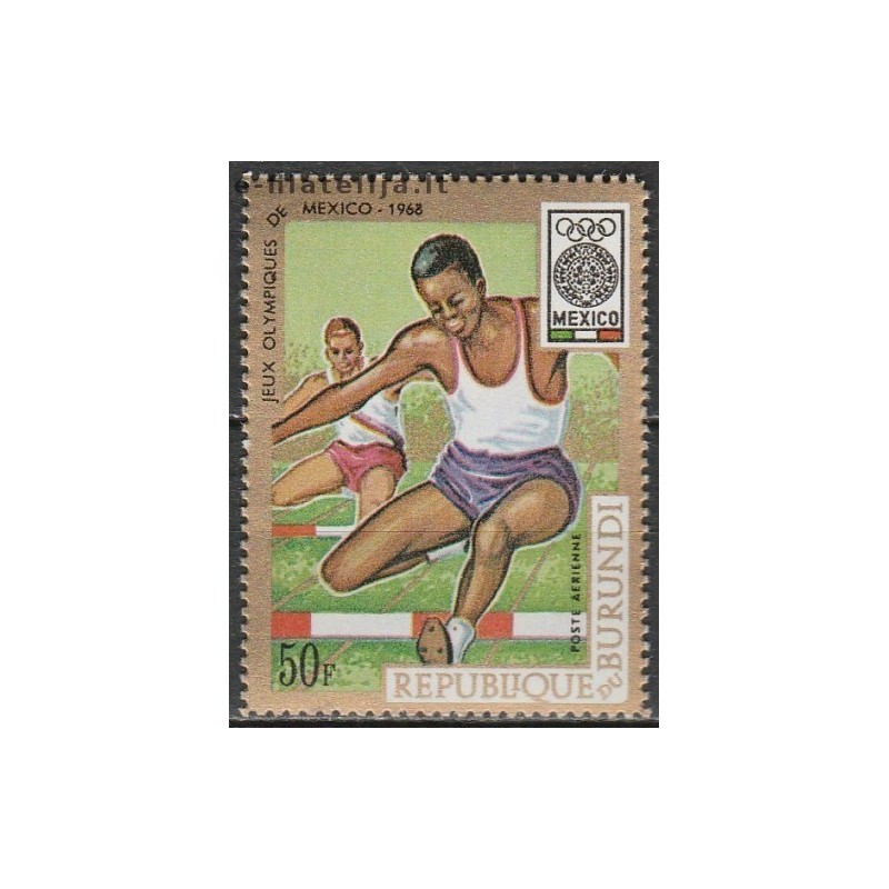 10x Burundis 1968. Meksiko vasaros olimpinės žaidynės (išpardavimas)