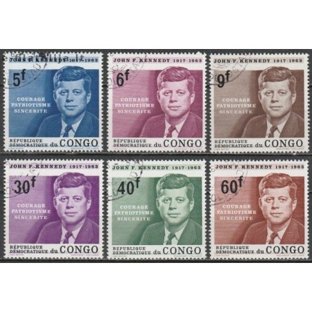 10x Kongas (Kinšasa) 1964. Džonas Fidžeraldas Kenedis (išpardavimas)
