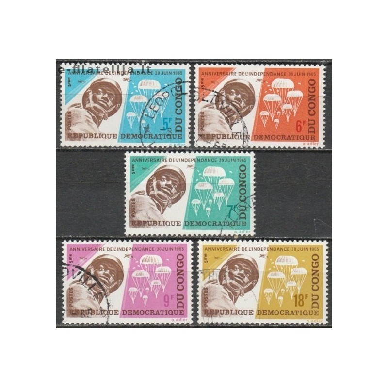 10x Congo (Kinshasa) 1965. Independence anniversary (wholesale)