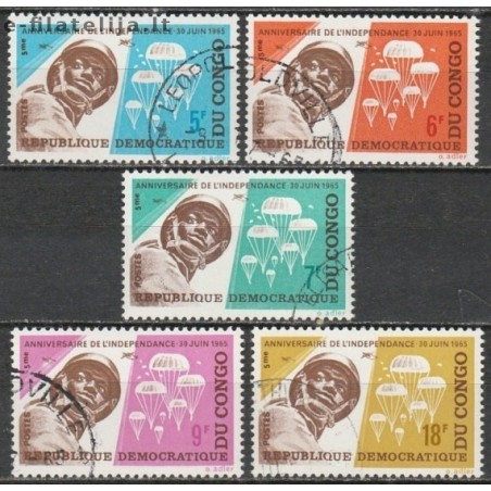 10x Congo (Kinshasa) 1965. Independence anniversary (wholesale)
