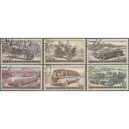 10x Czechoslovakia 1958. Motor vehicle industry (wholesale)