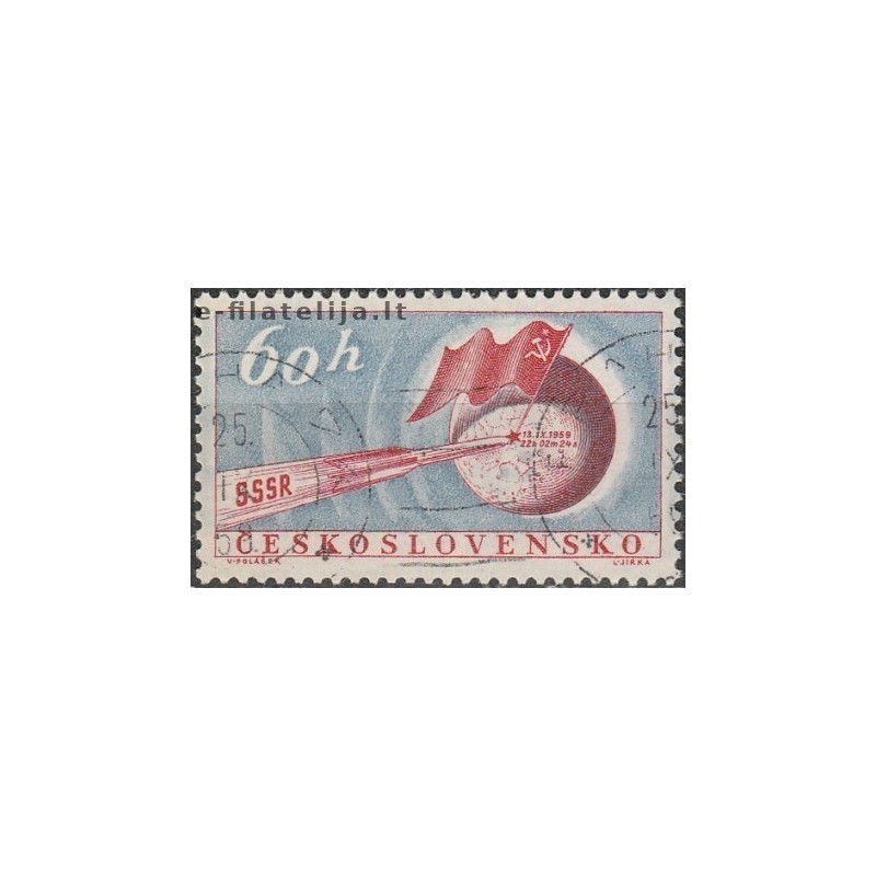10x Čekoslovakija 1959. Sovietai mėnulyje (išpardavimas)