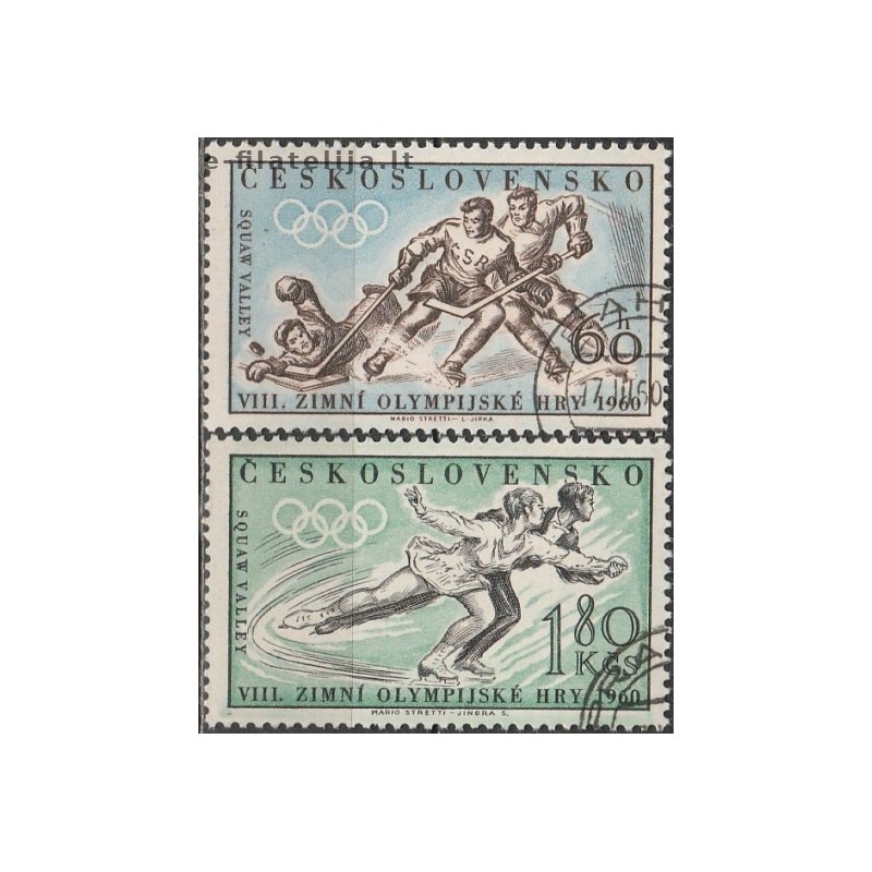 5x Čekoslovakija 1960. Skvo Valio Žiemos olimpinės žaidynės (išpardavimas)