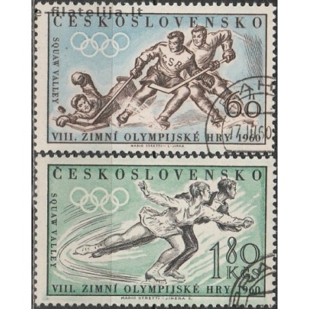 5x Čekoslovakija 1960. Skvo Valio Žiemos olimpinės žaidynės (išpardavimas)