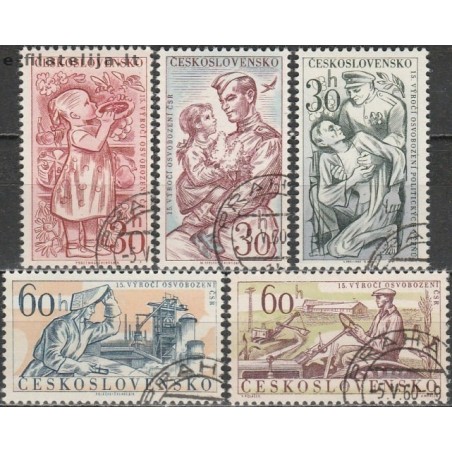 10x Czechoslovakia 1960. Second World War victory anniversary (wholesale)