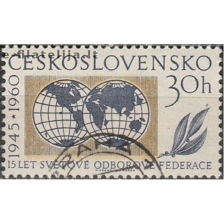 10x Čekoslovakija 1960. Pasaulio profsąjungų organizacija (išpardavimas)