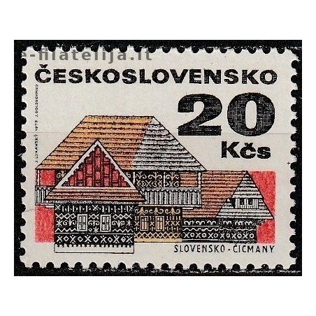 5x Czechoslovakia 1972. Architecture (wholesale)