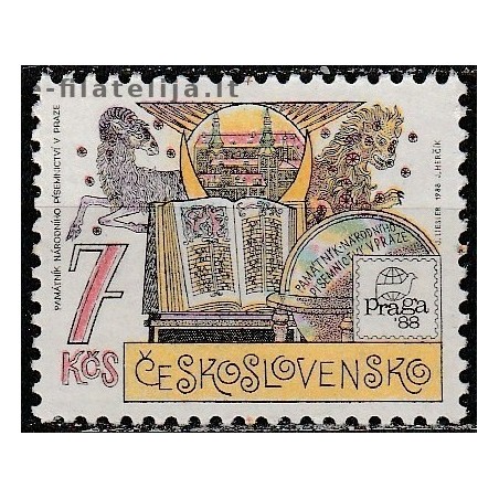 10x Čekoslovakija 1988. Filatelijos paroda PRAGA (išpardavimas)