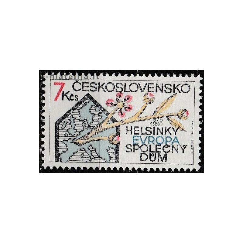 10x Czechoslovakia 1990. Helsinki Declaration (wholesale)