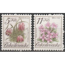 5x Čekoslovakija 1991. Nykstančios gėlės (išpardavimas)