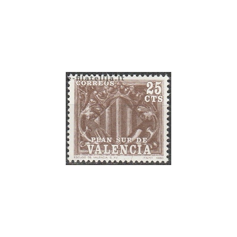 10x Ispanija 1981. Herbai (Valencija) (išpardavimas)