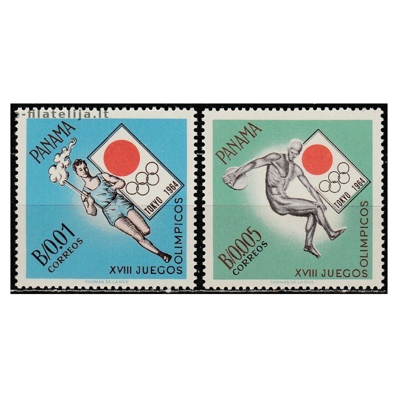 10x Panama 1964. Summer Olympic Games Tokyo (wholesale)