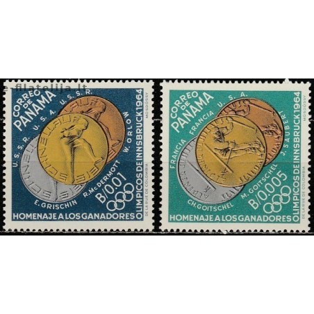 10x Panama 1964. Winter Olympic Games Innsbruck (1964) (wholesale)